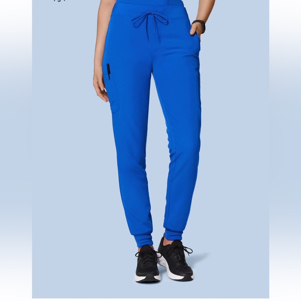 Mandala Women's High Waisted Jogger - Royal Blue